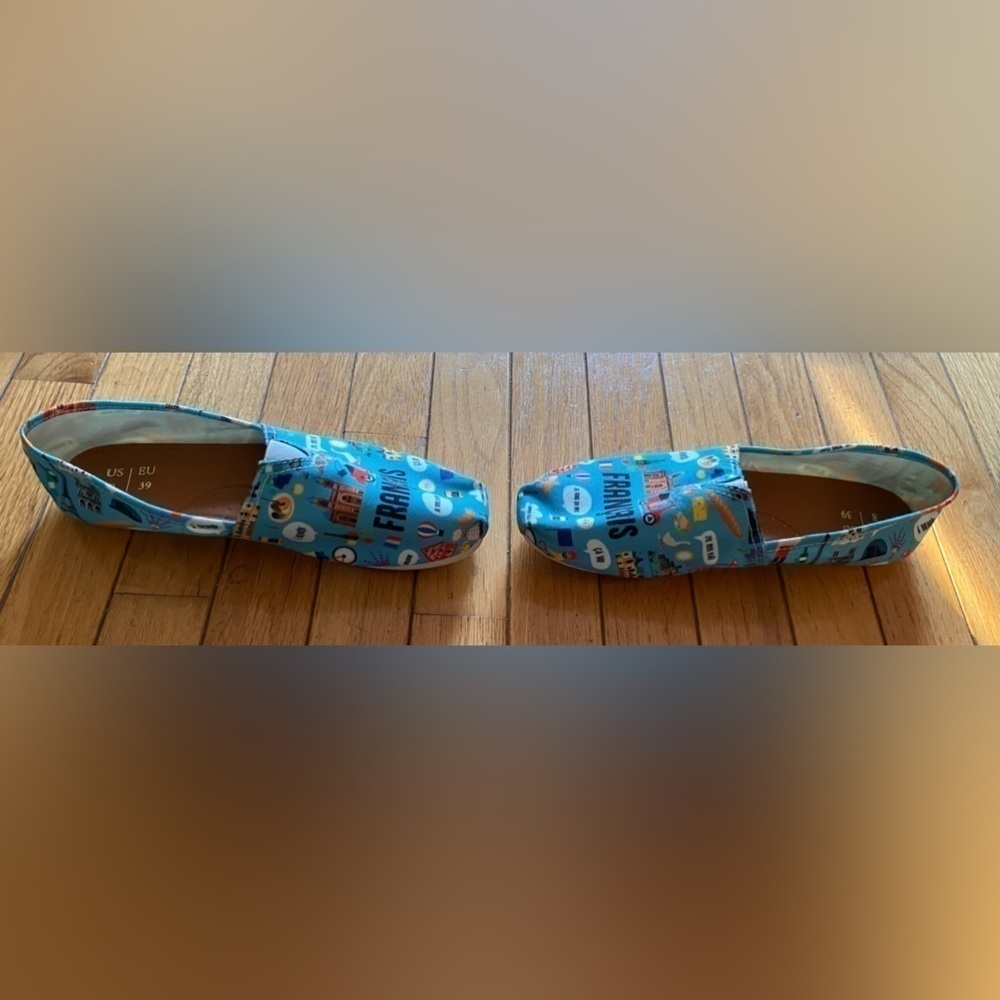🌷🌷3/$15 Français Graphic Canvas Flat 8 - Picture 5 of 6